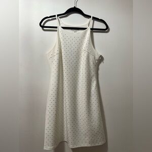 Studded white dress